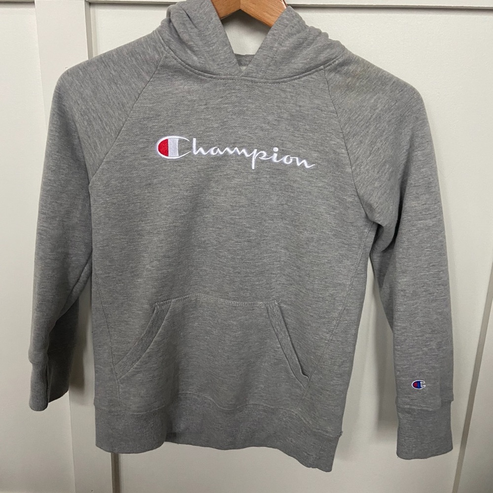 Champion girls hooded sweatshirt Sz L
